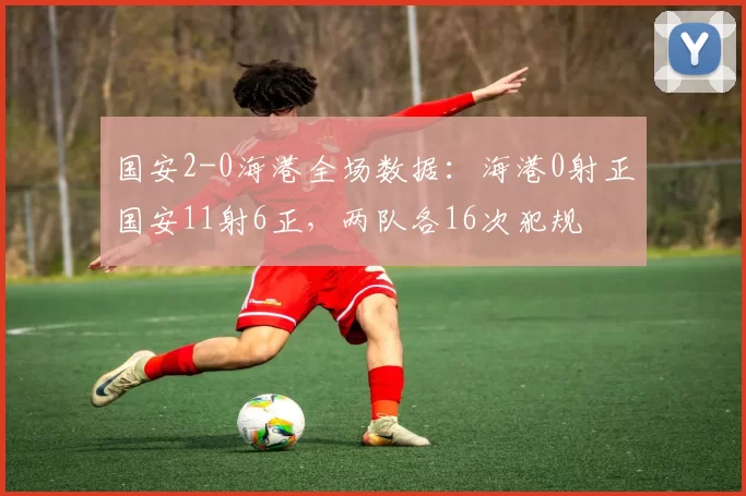 国安2-0海港全场数据：海港0射正国安11射6正，两队各16次犯规